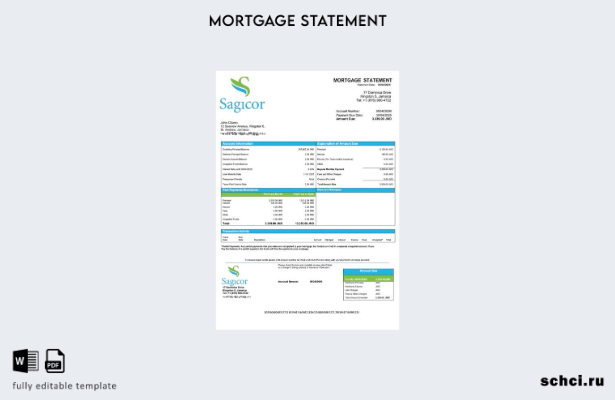 цифровая загрузка Ямайка Sagicor Bank Jamaica Limited ипотечная выписка Шаблон в